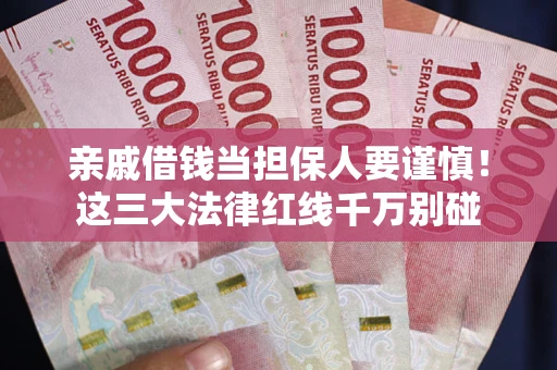 武汉亲戚借钱当担保人要谨慎！这三大法律红线千万别碰
