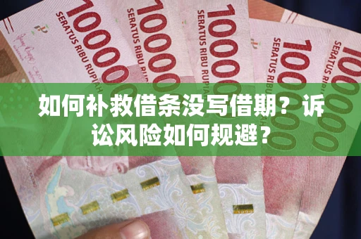 武汉如何补救借条没写借期？诉讼风险如何规避？