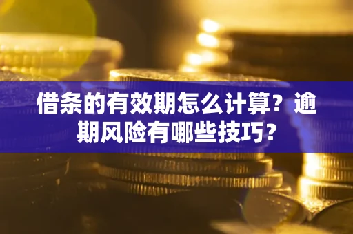 武汉借条的有效期怎么计算？逾期风险有哪些技巧？