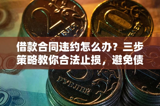 武汉借款合同违约怎么办？三步策略教你合法止损，避免债务危机升级