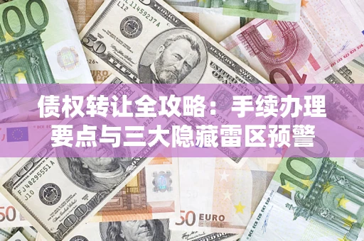 武汉债权转让全攻略：手续办理要点与三大隐藏雷区预警